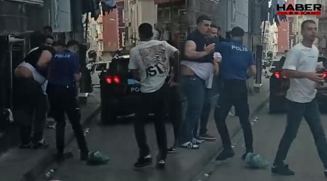 Kayınbirader kaldırım taşıyla yeğenine saldırdı