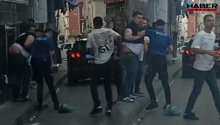 Kayınbirader kaldırım taşıyla yeğenine saldırdı