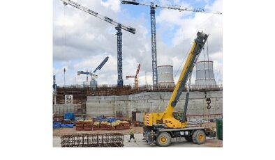 Leningrad NGS-2’nin 4’üncü Güç Ünitesinin Sahasında Güvenlik Binasının Temel Betonlama İşlemi Tamamlandı
