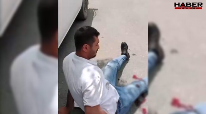Malatya'da bir kadın kendisini rahatsız eden kişiyi ayaklarından vurdu: O anlar kamerada
