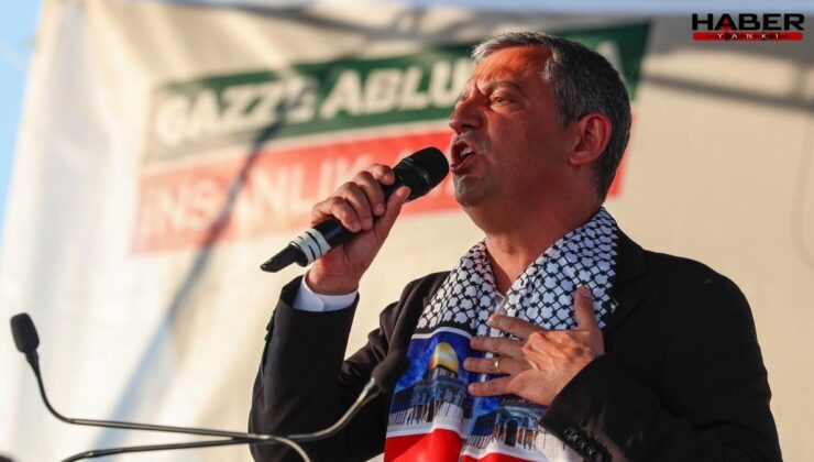 Özgür Özel'den Gazze mitinginde önemli açıklama
