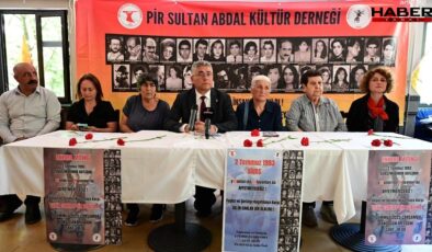 Pir Sultan Abdal Kültür Derneği: '2 Temmuz’da bir kez daha Sivas’tayız'