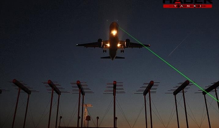 Sabiha Gökçen'de inişe geçen uçağa lazerli taciz!