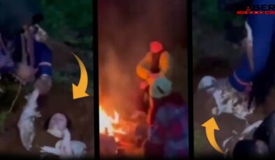 Satanist baskını! İki kişiyi diri diri toprağa gömerken yakalandılar