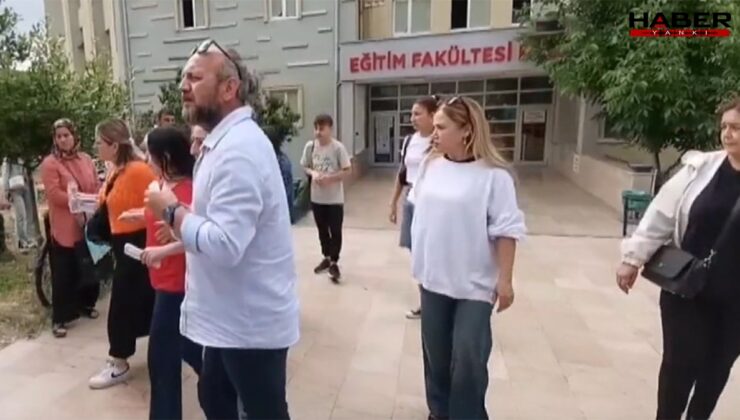 Sınava alınmayınca sinir krizi geçirip hastaneye kaldırıldı