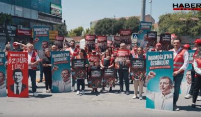 Şişli'de CHP'li meclis üyelerinden 'durma' eylemi