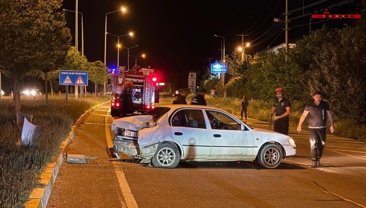 Sivas'ta otomobiller çarpıştı: 5 yaralı