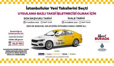 ‘Uygulama Bazlı Taksi Taşımacılığı’ Hayata Geçiriliyor
