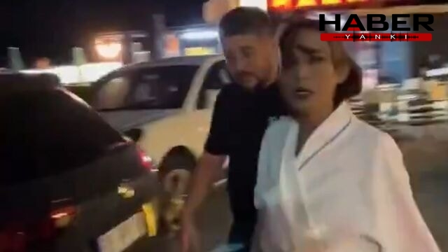 Yıldız Tilbe bornozla otomobil kullandı