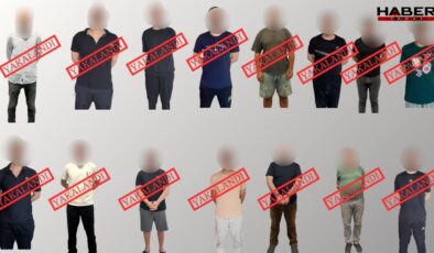 14'i kırmızı bültenle, biri ulusal seviyede aranan 15 suçlu yakalandı