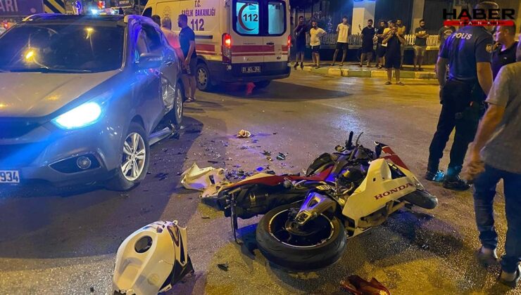Adana'da ciple çarpışan motosikletin sürücüsü öldü