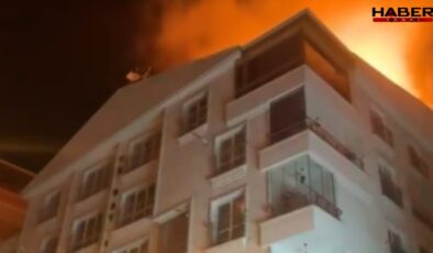 Ankara'da 5 katlı binada yangın