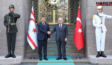 Bakan Güler, KKTC Başbakanı Üstel ile görüştü
