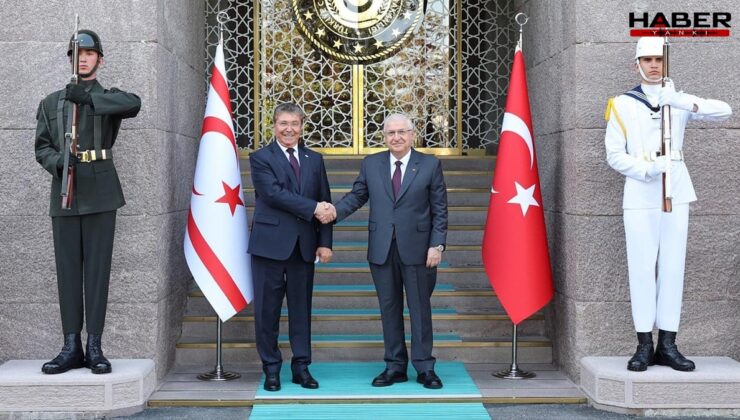 Bakan Güler, KKTC Başbakanı Üstel ile görüştü