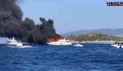 Bodrum'da küle dönen lüks yatın sahibi ünlü iş insanı çıktı