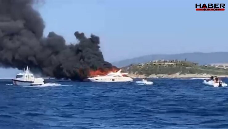 Bodrum'da küle dönen lüks yatın sahibi ünlü iş insanı çıktı