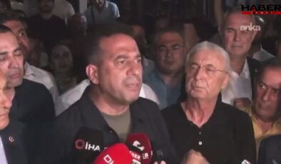 CHP'li Ali Mahir Başarır adliye önünde çileden çıktı: 'Çekin elinizi belediyelerimizin üstünden'