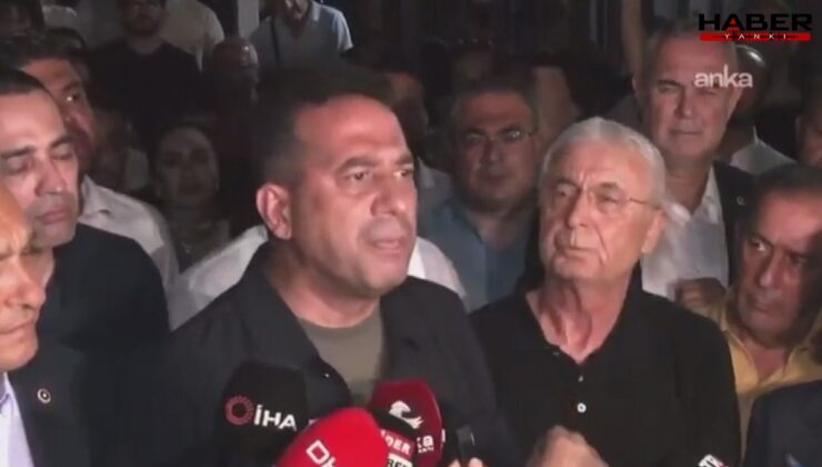 CHP'li Ali Mahir Başarır adliye önünde çileden çıktı: 'Çekin elinizi belediyelerimizin üstünden'