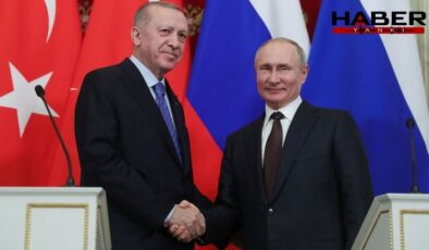Cumhurbaşkanı Erdoğan'la Rusya lideri Putin görüştü
