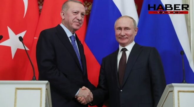 Cumhurbaşkanı Erdoğan'la Rusya lideri Putin görüştü