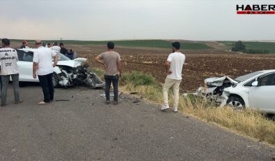 Diyarbakır'da otomobiller kafa kafaya çarpıştı:  1’i ağır 5 yaralı