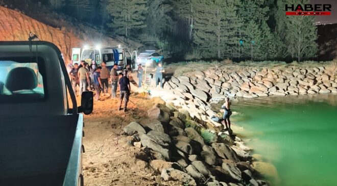 Doğum gününde gölete giren çocuk can verdi
