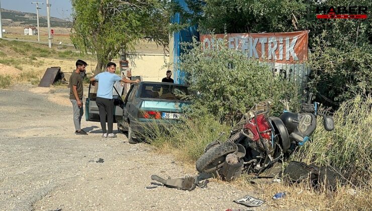 Eskişehir'de feci kaza: Motosiklet sürücüsü can verdi