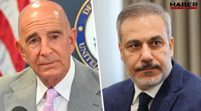 Hakan Fidan'dan Tom Barrack'a övgü