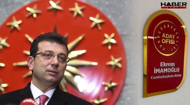 İmamoğlu'nun Cumhurbaşkanlığı sloganı da belli oldu