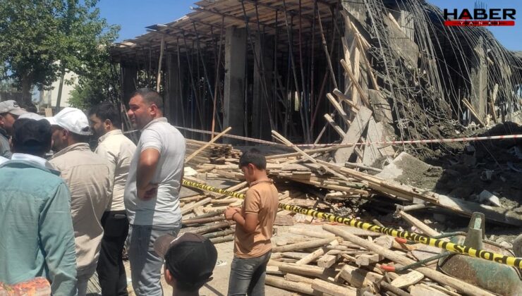 İnşaatta tabla çöktü: 7 işçi yaralandı