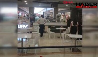 İstanbul'da AVM'de panik anları
