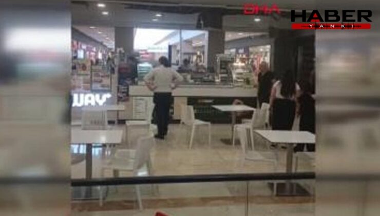 İstanbul'da AVM'de panik anları