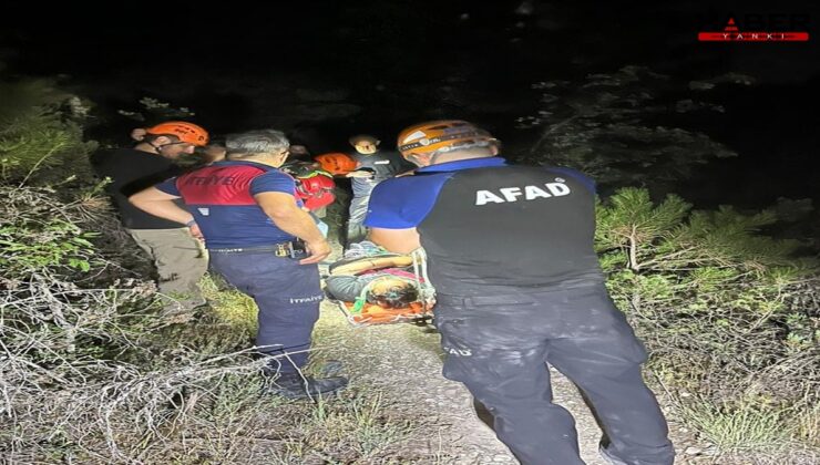 Karabük'te kayalıktan düşen kişi yaralandı
