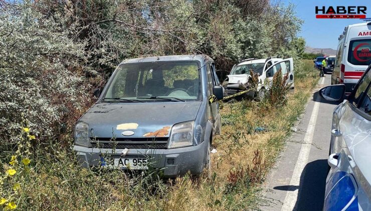 Kayseri'de iki araç çarpıştı: 1 kişi öldü, 8 kişi yaralandı
