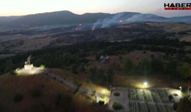 Kütahya Dumlupınar'da orman yangını kontrol altına alındı