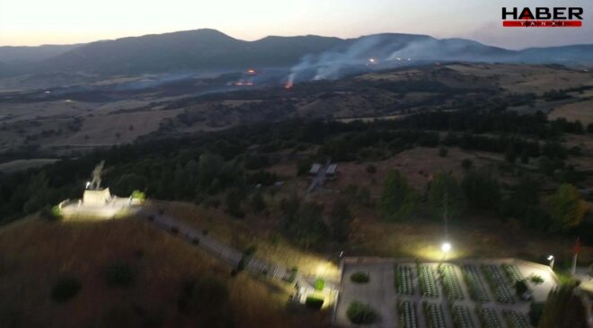 Kütahya Dumlupınar'da orman yangını kontrol altına alındı