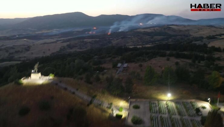 Kütahya Dumlupınar'da orman yangını kontrol altına alındı