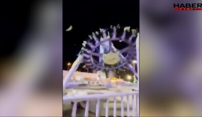 Lunaparkta katliam gibi olay: Devasa oyuncak yere çakıldı