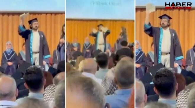 Mezuniyet töreninde diplomasını yırtmıştı: Doruk Dörücü adliyeye sevk edildi