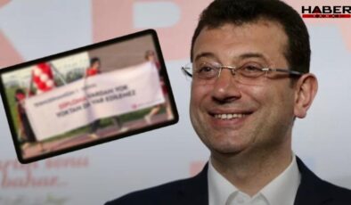 ODTÜ mezuniyeti gündem olmuştu! İmamoğlu favori pankartını açıkladı