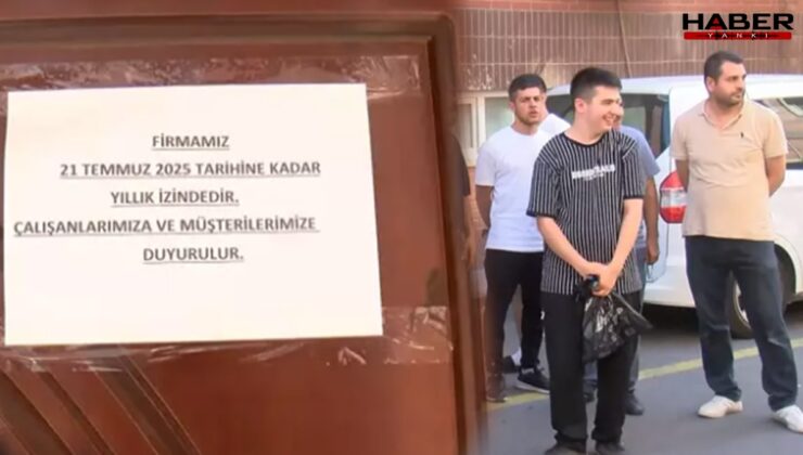 Patron 140 işçiyi yıllık izne gönderip yurt dışına kaçtı