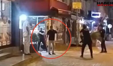 Polise direnen şüpheli bacağından vuruldu: O anlar kamerada