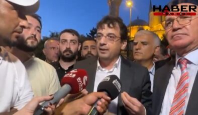 Saraçhane'de gergin anlar! Polisten CHP'li vekile müdahale