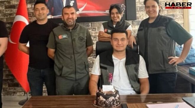 Türkiye 10 şehidine ağlarken AKP'li başkanın oğlu Orman Müdürlüğü'nde doğum günü kutladı