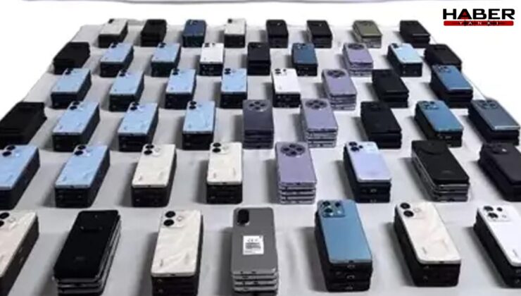 10 milyon lira değerinde kaçak telefon ele geçirildi