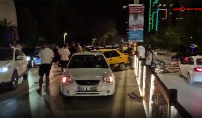 7 araç birbirine girdi, ortalık savaş alanına döndü