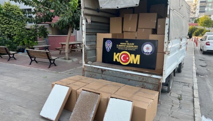 Adana'da dev makaron operasyonunda 1 tutuklama