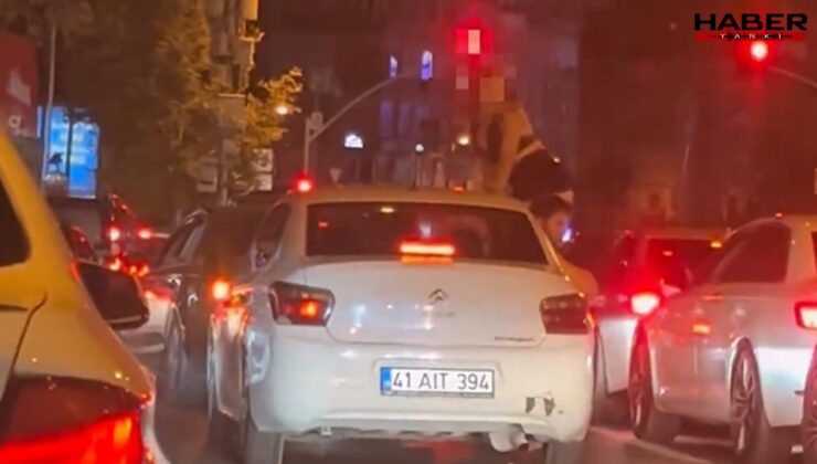 Adres bu kez Bağdat Caddesi: Araç üzerinde twerk çılgınlığı tam gaz devam ediyor!