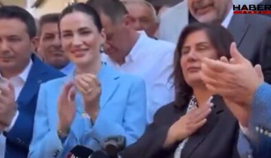 AKP'li vekil konuşmasını yırttığı Çerçioğlu'nu alkışlamaya doyamadı