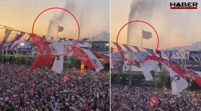 Aydın mitinginde fıskiye krizi!